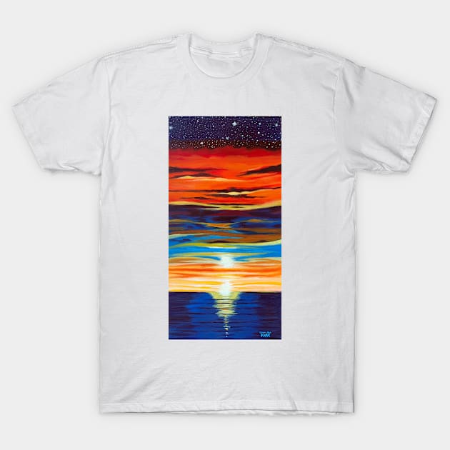 'SUNSET AS A DIVINE GESTURE' (VERSION #2) T-Shirt by jerrykirk